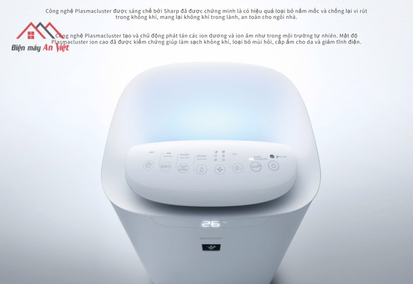 Máy lọc không khí tạo ẩm Sharp KI-L60V-W