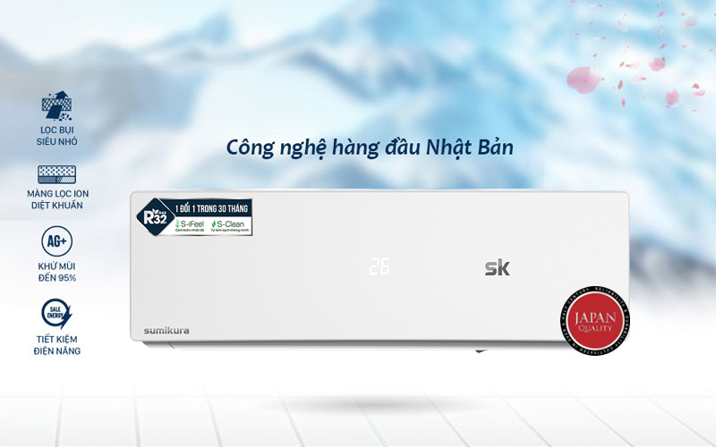 Điều hoà Sumikura 1 Chiều 12000BTU APS/APO-120