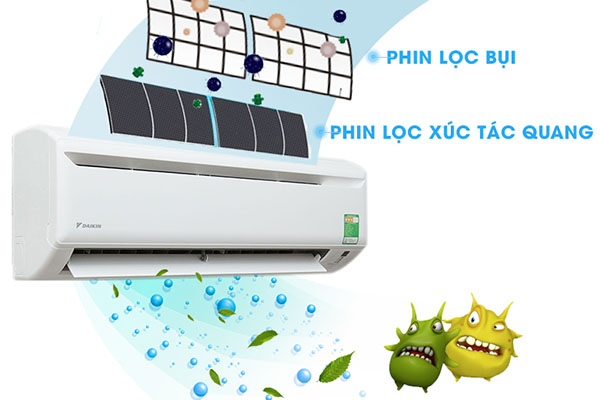 Điều hoà Daikin 2 chiều Inverter 12000BTUFTHF35RVMV