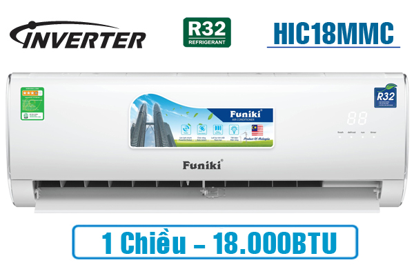 Điều hoà Funiki 1 chiều Inverter 18000BTU HIC18MMC