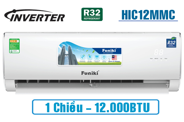Điều hoà Funiki 1 chiều Inverter 12000BTU HIC12MMC