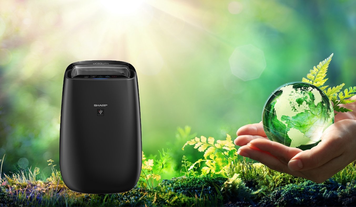 Máy lọc không khí có bắt muỗi Sharp FP-GM50E-B