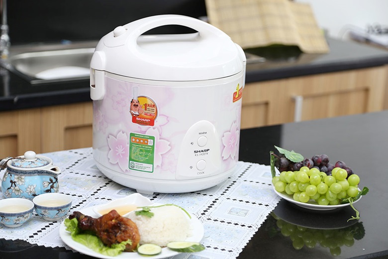 Nồi cơm điện 1.8 lít Sharp KS-N192ETV 