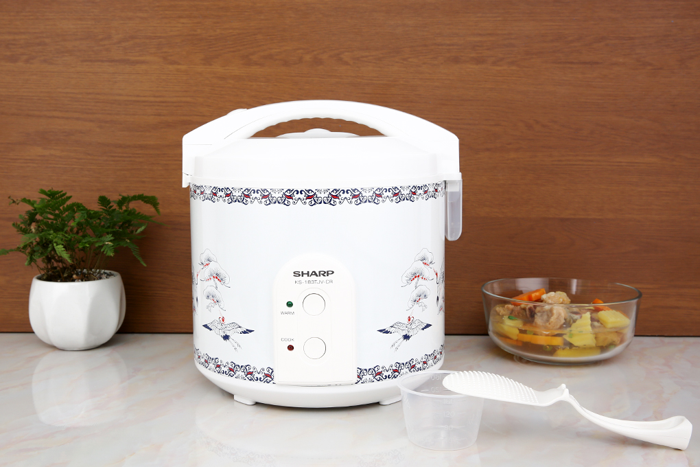 Nồi cơm điện 1.8 lít Sharp KS-183TJV-CR