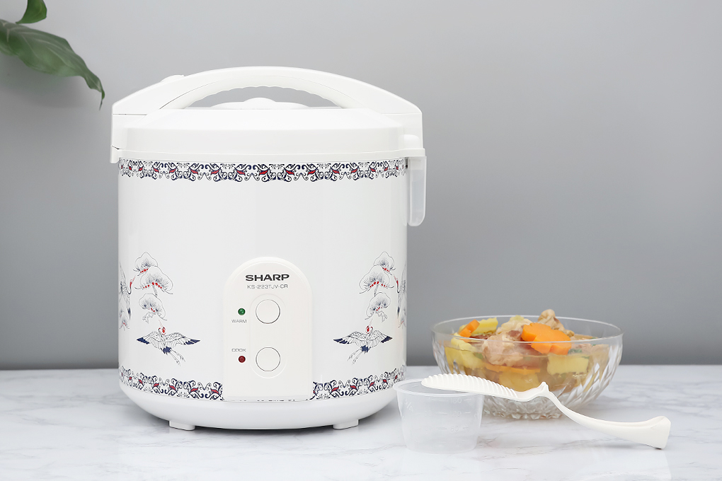 Nồi cơm điện 2.2 lít Sharp KS-223TJV-CR