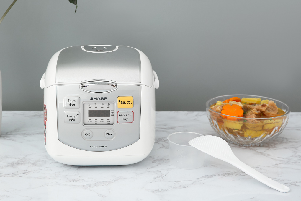 Nồi cơm điện 0.72 lít Sharp KS-COM08V-SL
