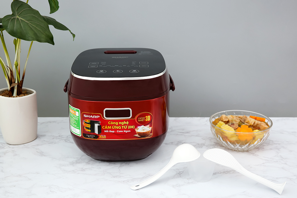 Nồi cơm cao tần 1.8 lít Sharp KS-IH191V-RD