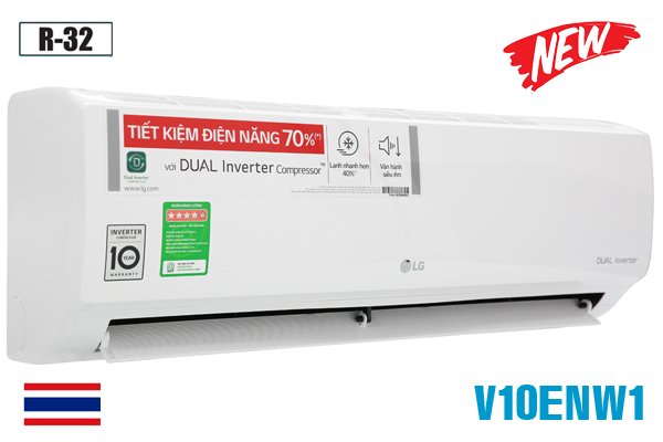 Điều hoà LG 1 chiều Inverter 9000BTU V10ENW1