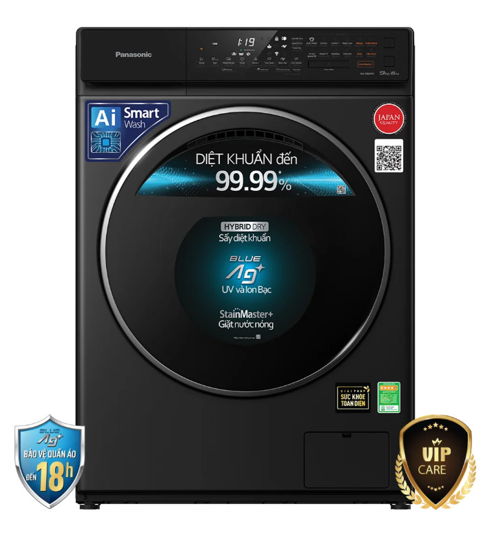Máy giặt sấy Panasonic 9kg NA-S96FR1BVT